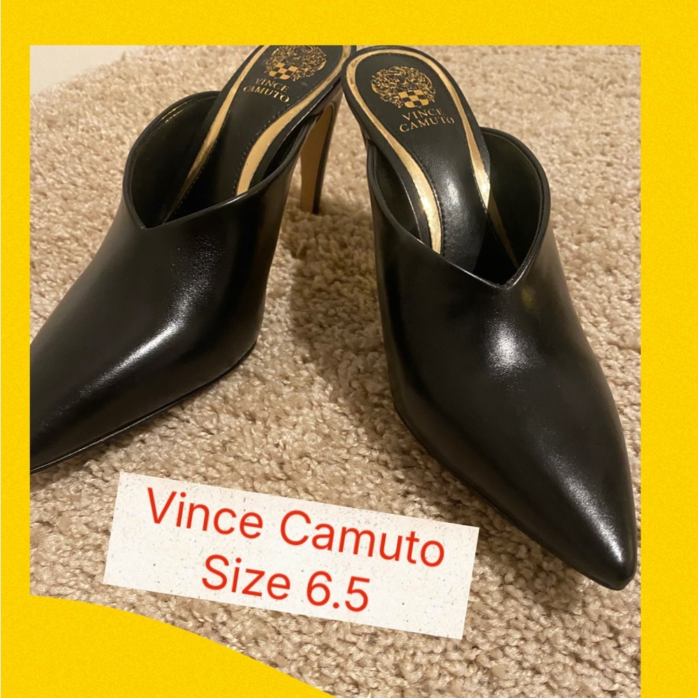 Vince Camuto Black Heels Size 6.5